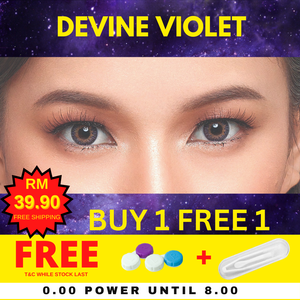 PHANTASEE [BUY 1 FREE 1] DEVINE VIOLET 14MM