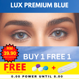 PHANTASEE [BUY 1 FREE 1] LUX PREMIUM BLUE 14MM