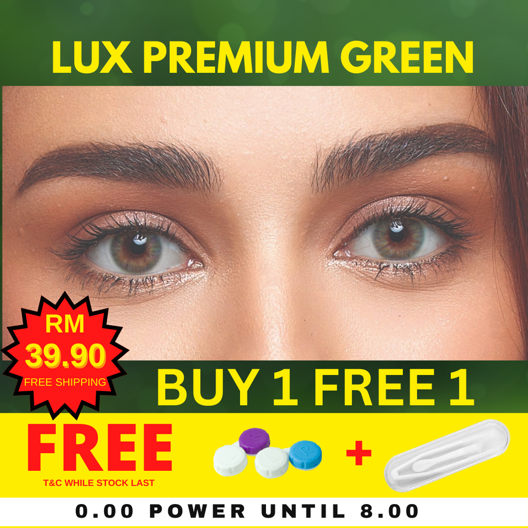 PHANTASEE [BUY 1 FREE 1] LUX PREMIUM GREEN 14MM