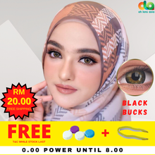 Load image into Gallery viewer, [Y.E.S. RM20] Phantasee Big Eyes 15mm Black Bucks 3 Months
