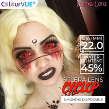 Load image into Gallery viewer, ColourVUE 22mm Sclera Lens Cyclop
