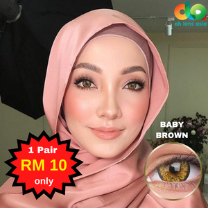 [NEW RM10] Phantasee Baby Brown 14.5mm Monthly Disposable