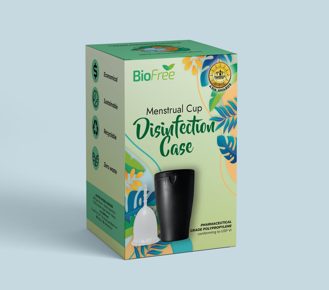 BioFree Menstrual Cup Disinfection Case