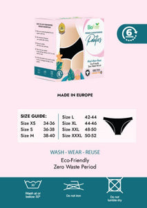 BioFree Certified Organic Period & Incontinence Reusable Underwear