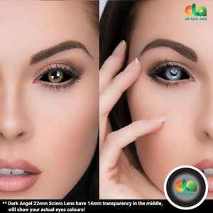 ColourVUE 22mm Sclera Lens Dark Angel