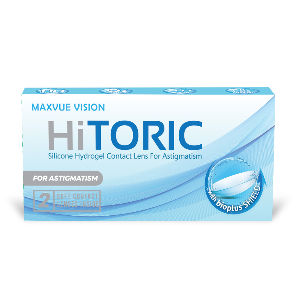 Maxvue HiToric Monthly Disposable 14.2mm (2 pcs) (Cylinder: -1.75, Axis: 20)