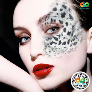 ColourVUE Crazy Lens White Leopard